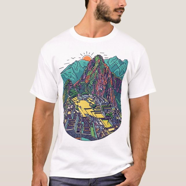 Camiseta Machu Picchu, Perú (Anverso)