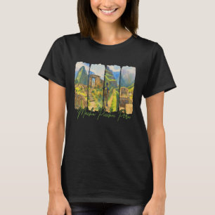 Camiseta Machu Picchu Perú Viaje Viaje Pincelada Recuerdo