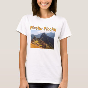 Camiseta Machu Picchu ruina el amanecer en el Perú