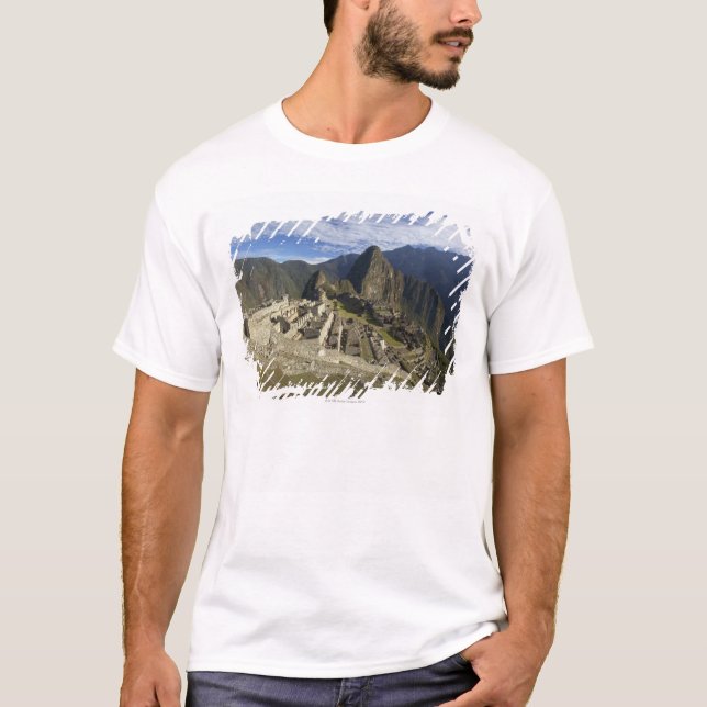Camiseta Machu Picchu, sitio del patrimonio mundial de la (Anverso)