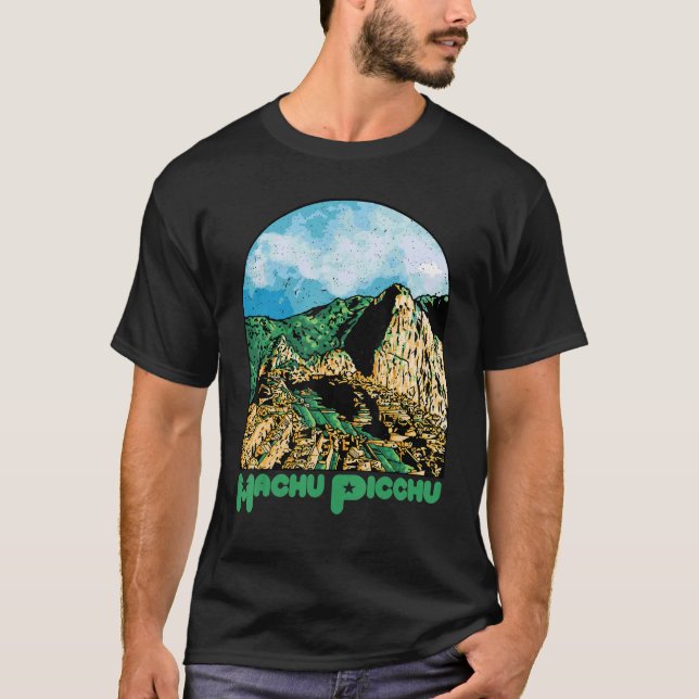 Camiseta Machu Picchu Souvenir Peru Ruined city South Ameri (Anverso)
