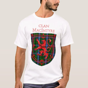 Camiseta MacIntyre Tartan Scottish Plaid Lion Rampant