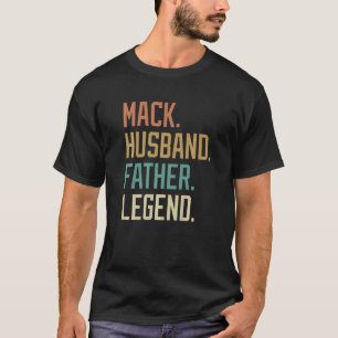 Camiseta Mack Esposo Padre Leyenda Día del Padre Retro