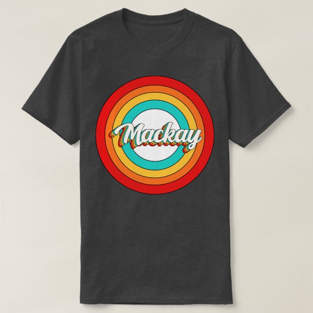 Camiseta Mackay Name Shirt Vintage Mackay Circle (Diseño del anverso)