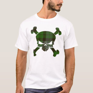Camiseta MacKay Tartan Skull No Banner