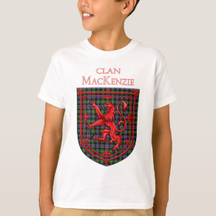 Camiseta MacKenzie Tartan Scottish Plaid Lion Rampant