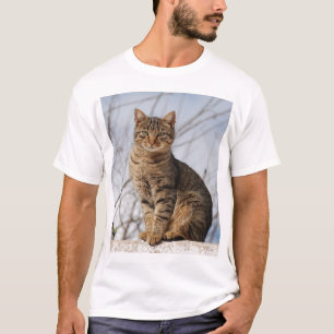 Camiseta Mackerel Tabby Cat