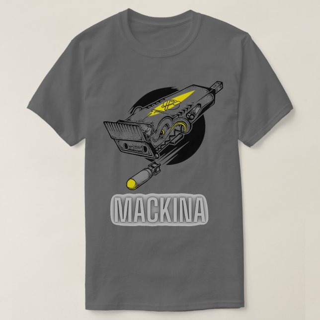 Camiseta Mackina Barber (Diseño del anverso)