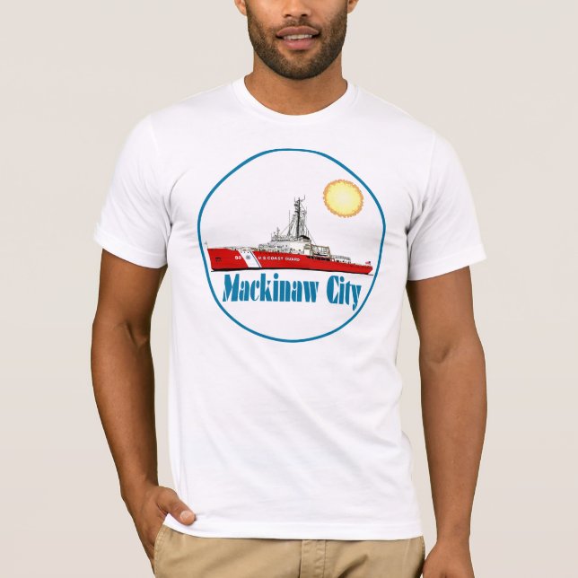 Camiseta Mackinaw City Michigan (Anverso)