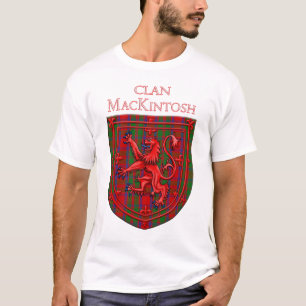 Camiseta MacKintosh Tartan Scottish Plaid Lion Rampant
