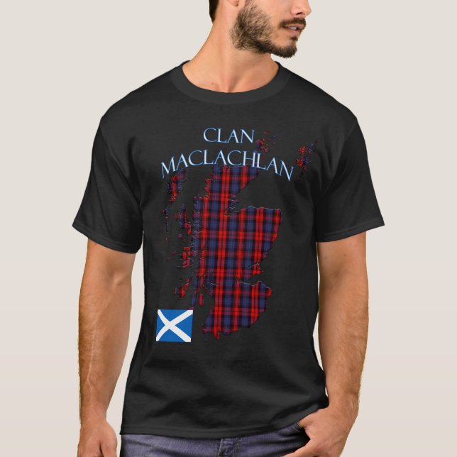Camiseta MacLachlan Escocesa Clan Tartan Scotland (Anverso)