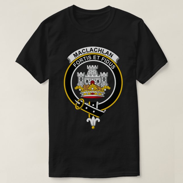 Camiseta MacLachlan Escudo Tartan Clan Scottish Clan (Diseño del anverso)