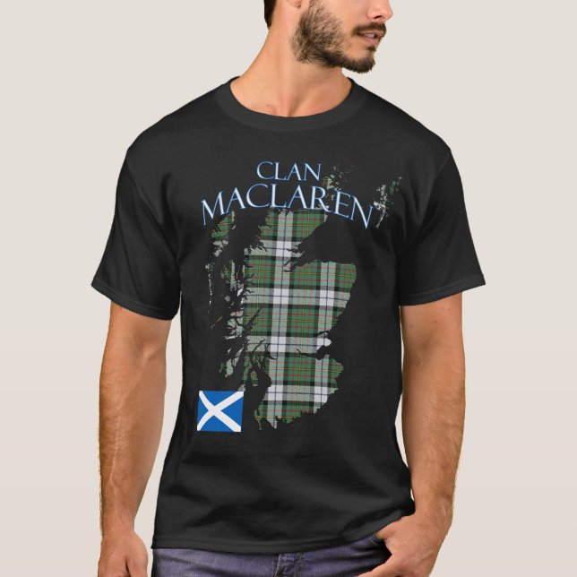 Camiseta MacLaren Scottish Clan Tartan Scotland (Anverso)