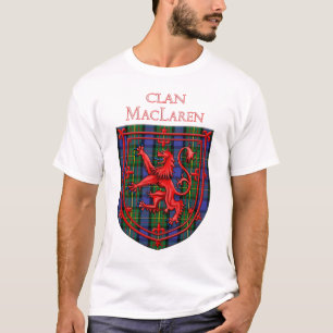 Camiseta MacLaren Tartan Scottish Plaid Lion Rampant