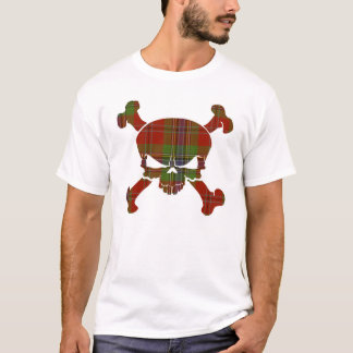Camiseta MacLean Tartan Skull Sin Pancarta