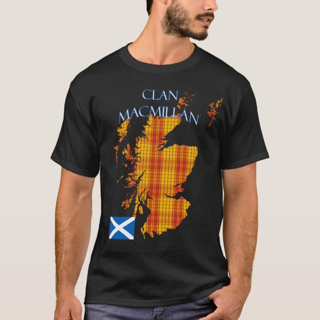 Camiseta MacMillan Escocesa Clan Tartan Scotland (Anverso)