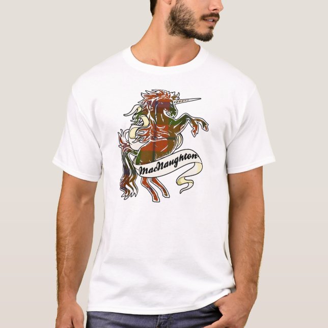 Camiseta MacNaughton Tartan Unicorn (Anverso)