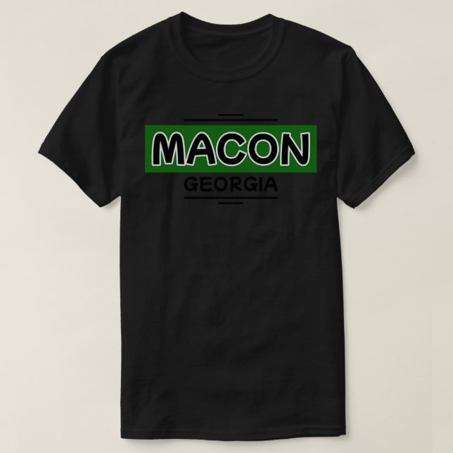 Camiseta Macon Georgia TShirt 12 (Diseño del anverso)