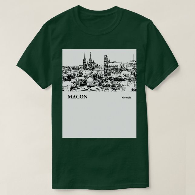 Camiseta Macon Georgia TShirt 2 (Diseño del anverso)