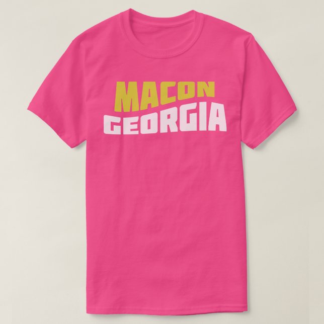 Camiseta Macon Georgia TShirt 8 (Diseño del anverso)