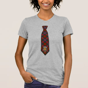 Camiseta Macpherson Tartan Necktie T-Shirt con Badge Women'