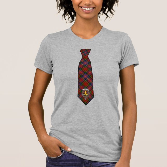 Camiseta Macpherson Tartan Necktie T-Shirt con Badge Women' (Anverso)