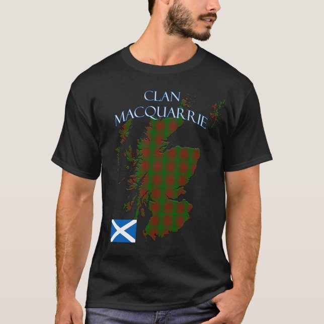 Camiseta MacQuarrie Scottish Clan Tartan Scotland (Anverso)