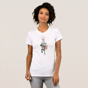 Camiseta Macrame para Colgar Plantas Mezcla de Plantas de C