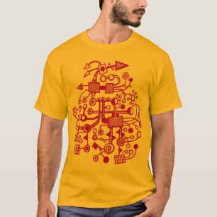 Camiseta Macrocosmo microscópico - Púrpura