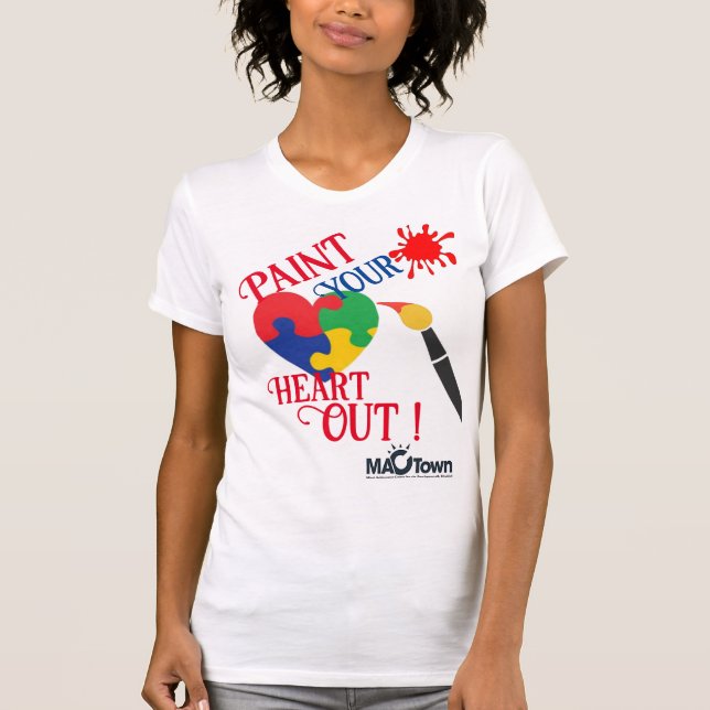 Camiseta MACTown Paint Your Heart Out (Anverso)