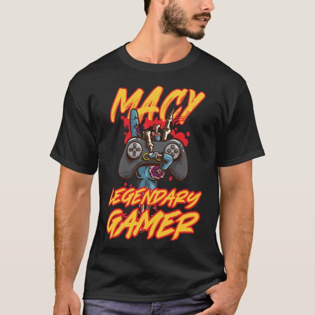 Camiseta Macy Legendary Gamer (Anverso)