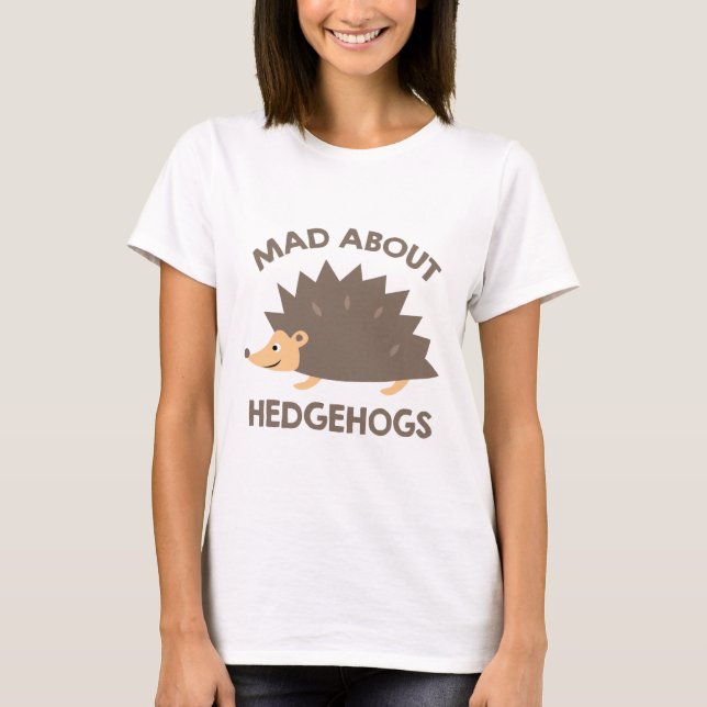 Camiseta Mad Acerca De Los Hedgehogs (Anverso)