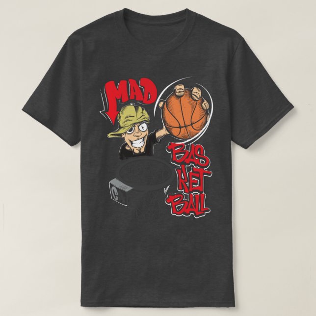 CAMISETA MAD BASKETBALL (Diseño del anverso)