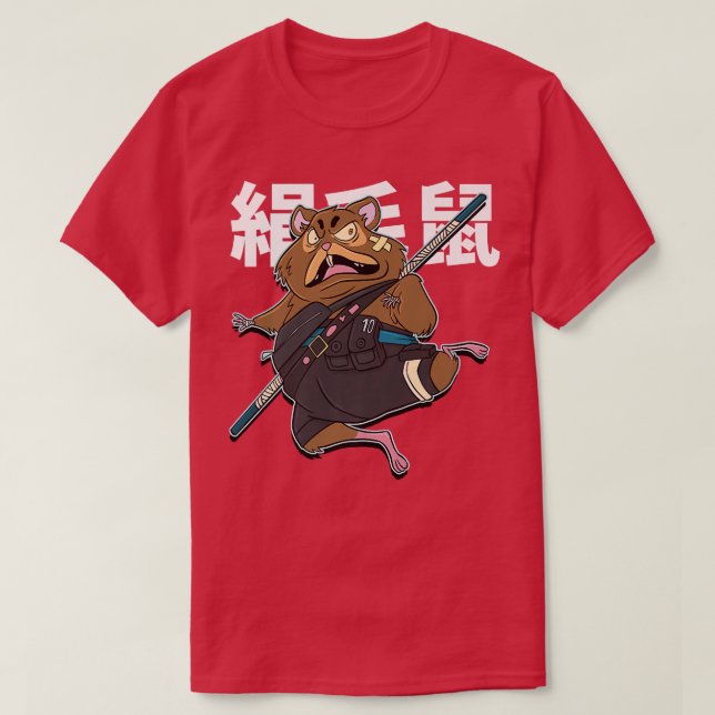 Camiseta Mad Hamster Samurai Japan Culture (2) (Diseño del anverso)