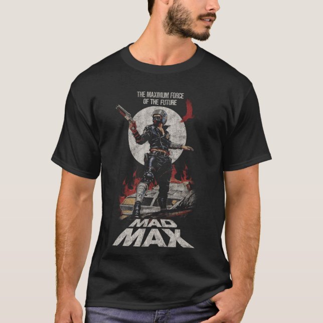 Camiseta Mad Ma DISTRESSED Ma Rockatansky George Miller fri (Anverso)
