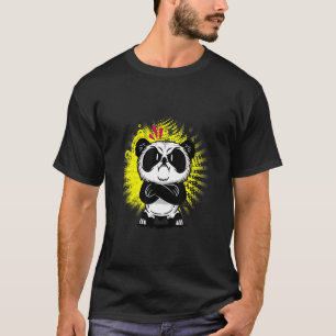 Camiseta Mad Panda Oso Enojado Guay Panda Niños Hombres Muj