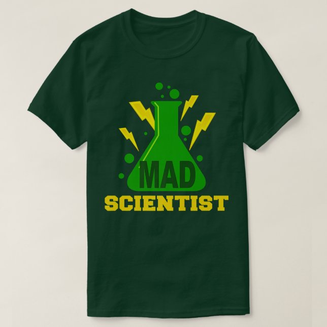 Camiseta Mad Scientist Costume Nerd Chemistry Funny Science (Diseño del anverso)