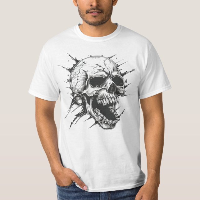 Camiseta Mad Skull (Anverso)