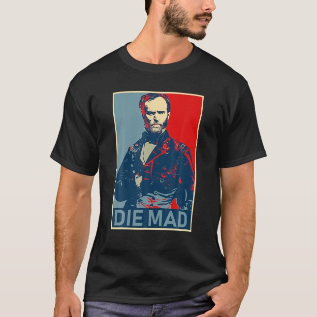 Camiseta Mad William Tecumseh Sherman T Shirt (Anverso)