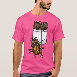 Camiseta Madagascar silba una cucaracha en un insecto de bo