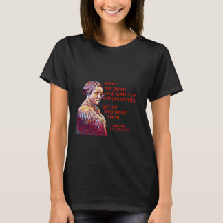 Camiseta Madame CJ Walker - No te sientes y esperes