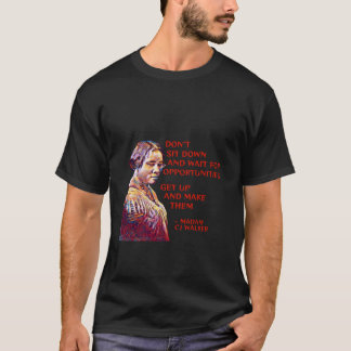 Camiseta Madame CJ Walker - No te sientes y esperes