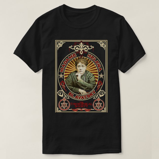 Camiseta Madame Helena Blavatsky Design (Diseño del anverso)