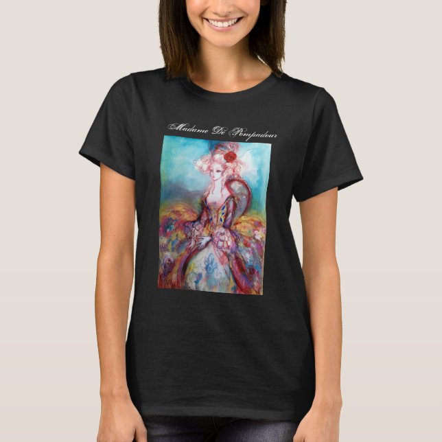 Camiseta MADAME POMPADOUR,Moda Elegante De Belleza (Anverso)