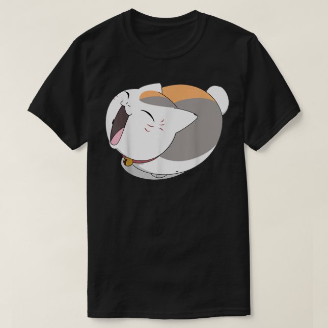 Camiseta MadaraNatsume Yuujinchou, el bostezo de anime cute (Diseño del anverso)