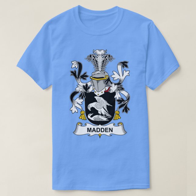 Camiseta Madden Coat of Arms Family Crest  (Diseño del anverso)
