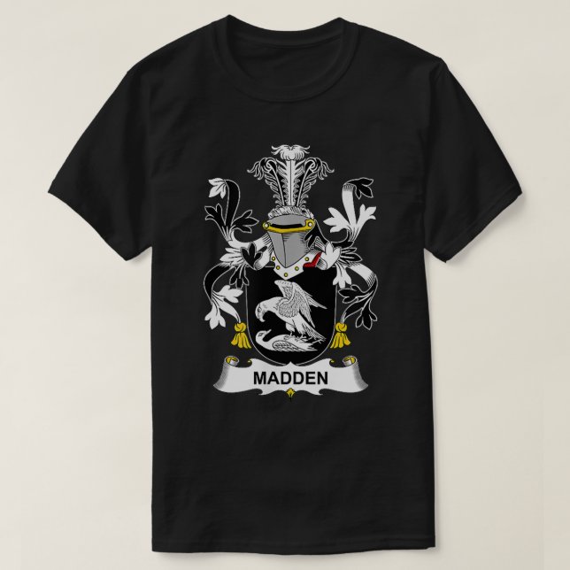 Camiseta Madden Coat of Arms  Family Crest  (Diseño del anverso)