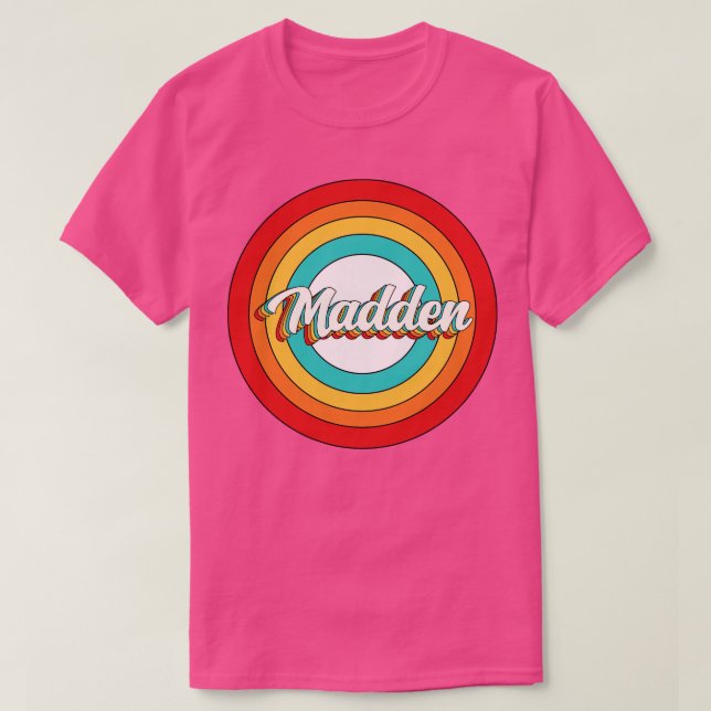 Camiseta Madden Name Shirt Vintage Madden Circle (Diseño del anverso)