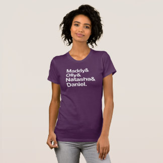 Camiseta Maddy y Olly y Natasha y Daniel