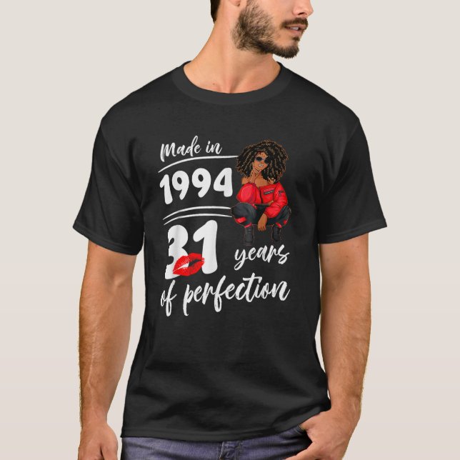 Camiseta Made In 1994 31 Years Of Perfection Birthday Melan (Anverso)